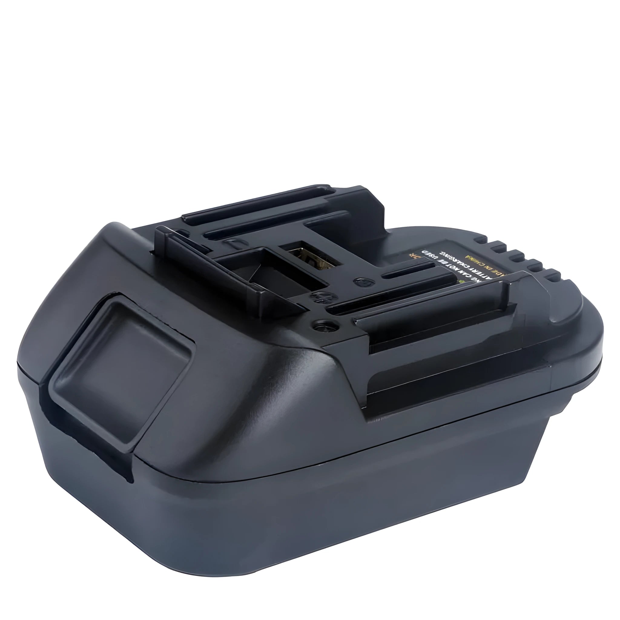 Black Milwaukee to MAKITA battery adapter for DM18M and H99F tools