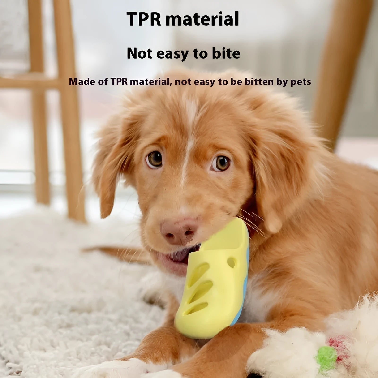 TPR silicone dog bath brush in blue and yellow with multiple head pattern options