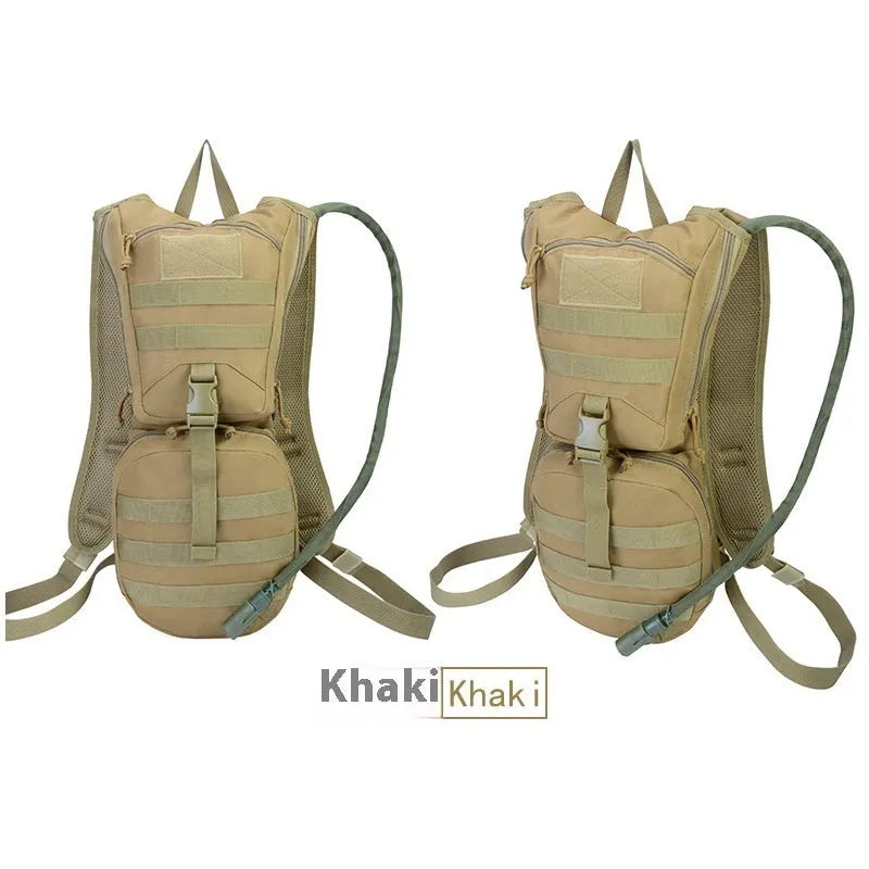 Tactical camouflage cycling backpack with large capacity for outdoor sports