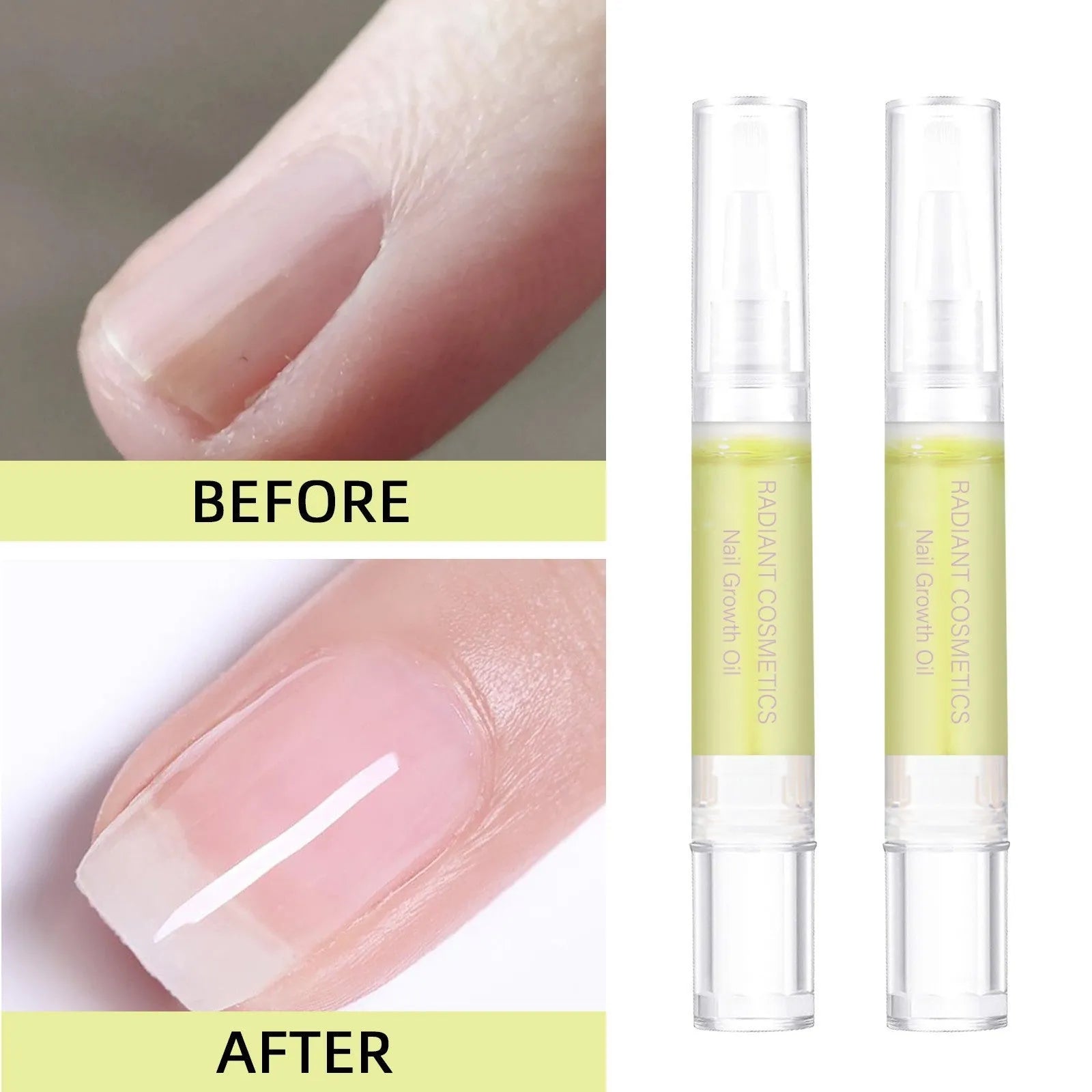 3ml nail growth oil bottle for wash-free nail treatment and cuticle moisturising