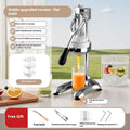 Manual stainless steel orange juice juicer with 480cm nylon base and hand press mechanism