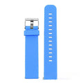 Jiaming Forerunner 245 solid colour silicone replacement strap showing straight buckle