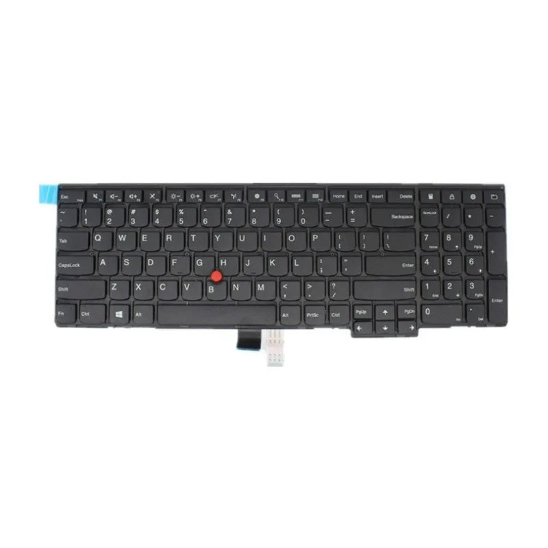 Black Lenovo ThinkPad replacement keyboard with USB connection cable for E531 W541 T550 models