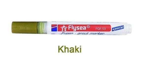 Tile gap grout coating marker pen for ceramic tile crevice repair in six colours water-based non-toxic ink