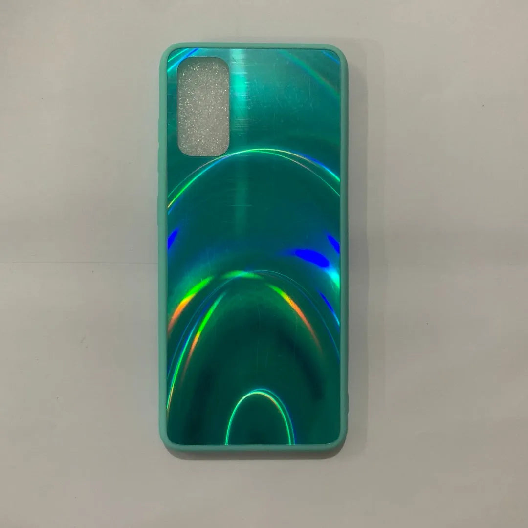 Marble pattern shockproof silicone phone case for Samsung models in multiple colours.