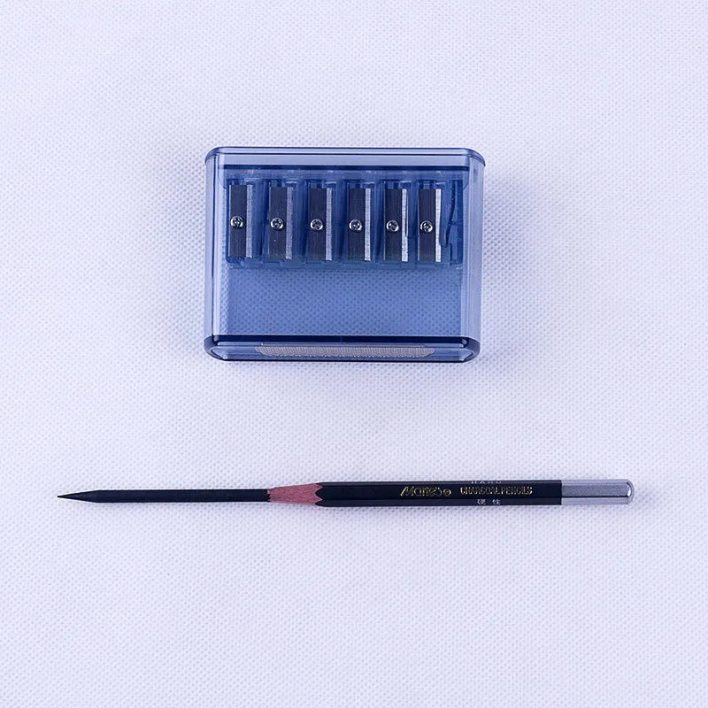 Manual pencil sharpener LK06 six-hole ABS plastic with steel blade