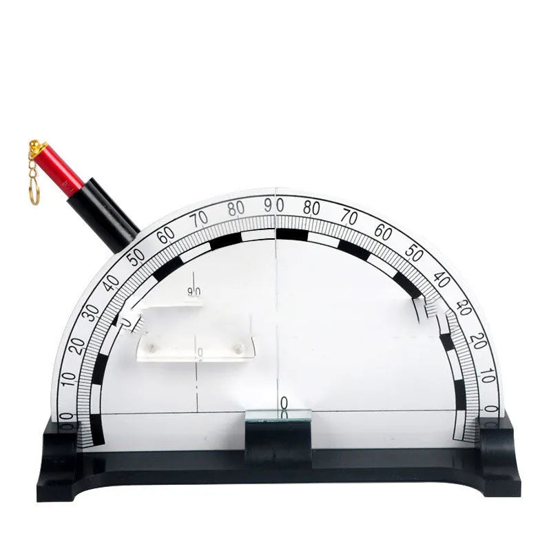 Optics physics teaching instrument with iron plate base and laser pen for classroom demonstrations