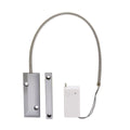 Silver wireless rolling shutter door magnetic detector with sensor housing weight 300g