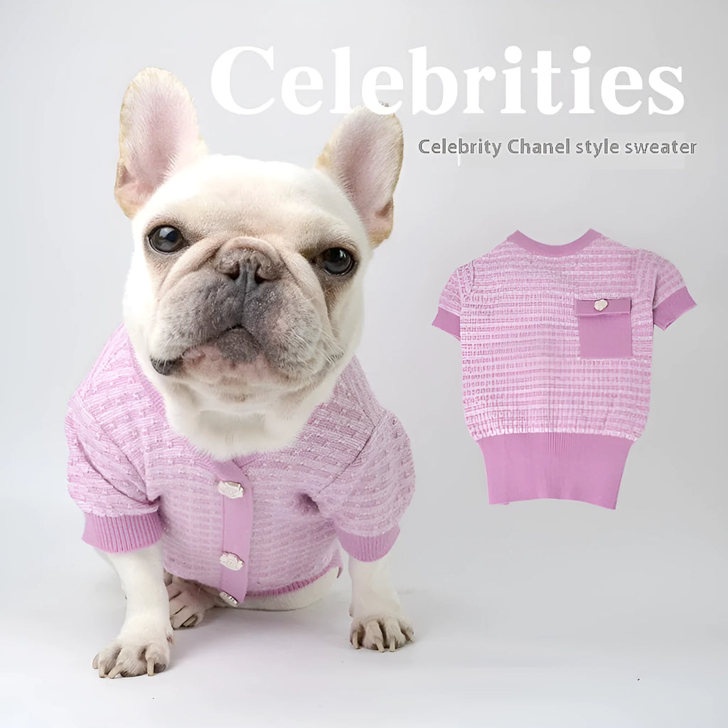 Classic style wool clothing for schnauzer dogs in autumn and winter