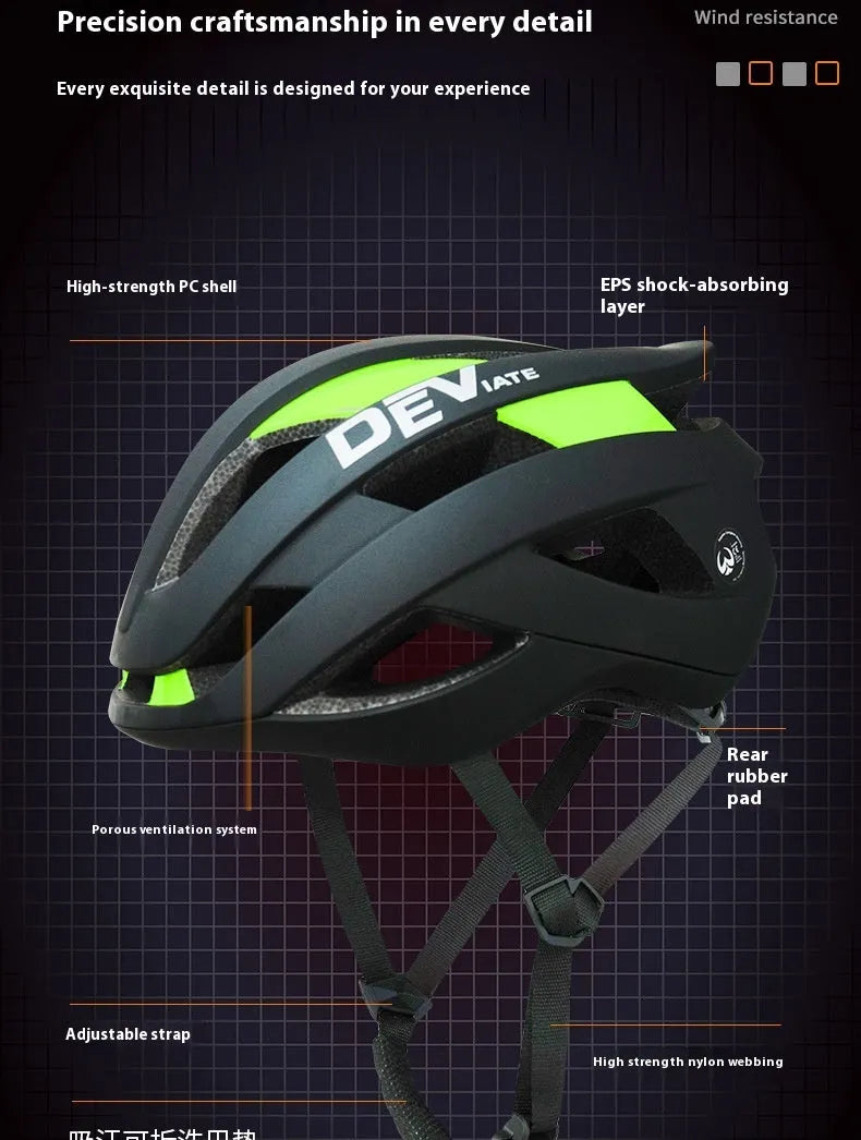 Matte black adult bicycle helmet with coloured accents and ventilation ports