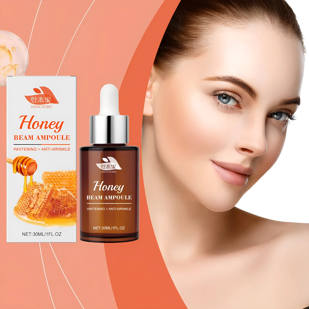 30ml bottle of moisturising skin colour facial liquid with honey and ginseng.