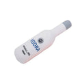 Creative plush wine bottle pet toy for cats and small dogs in various colours