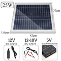 Polycrystalline silicon solar panel with dual USB ports for outdoor phone and tablet charging