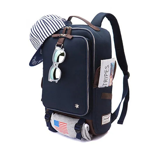 Korean-style Oxford cloth backpack for men in seven colour options