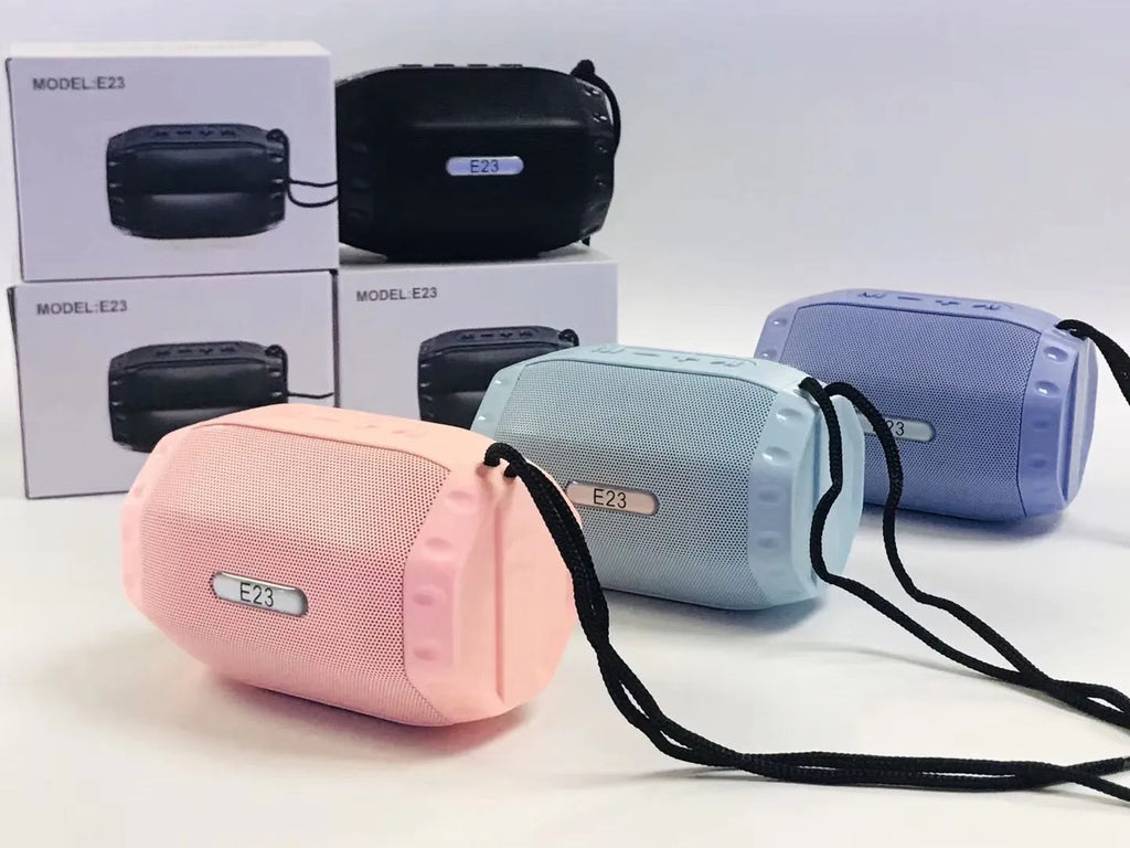 Compact wireless USB Bluetooth speaker with 1200mAh battery in multiple colour options