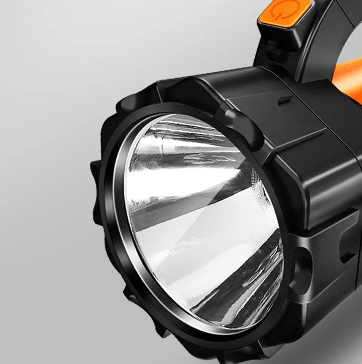 H771 portable camping lamp with shoulder strap and removable battery