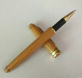 Bamboo signature pen set with ballpoint pen and pen case in true colour