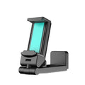 Foldable phone holder with rotating head in black, grey or green colours