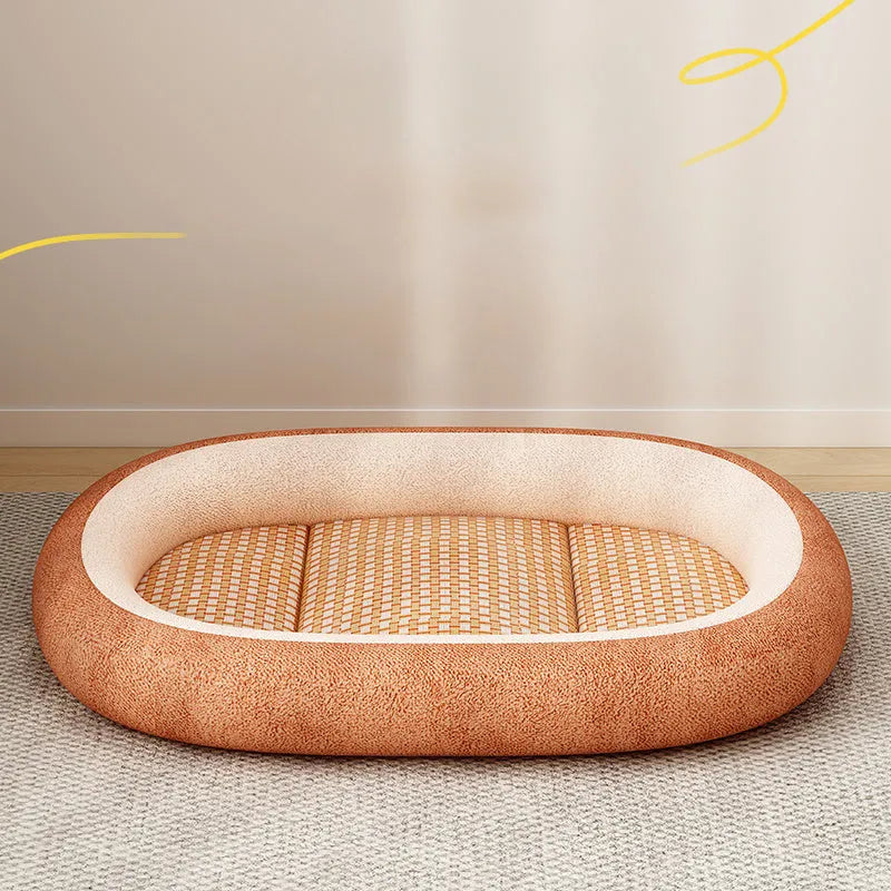 Removable washable pet cooling nest in multiple colours with cotton filling for dogs and cats