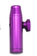 Aluminium alloy cigarette holder with flat head design measuring 53mm height in seven colour options