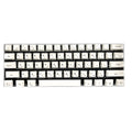 Japanese mechanical keyboard keycap full set with 100 white PBT keycaps and sublimated legends