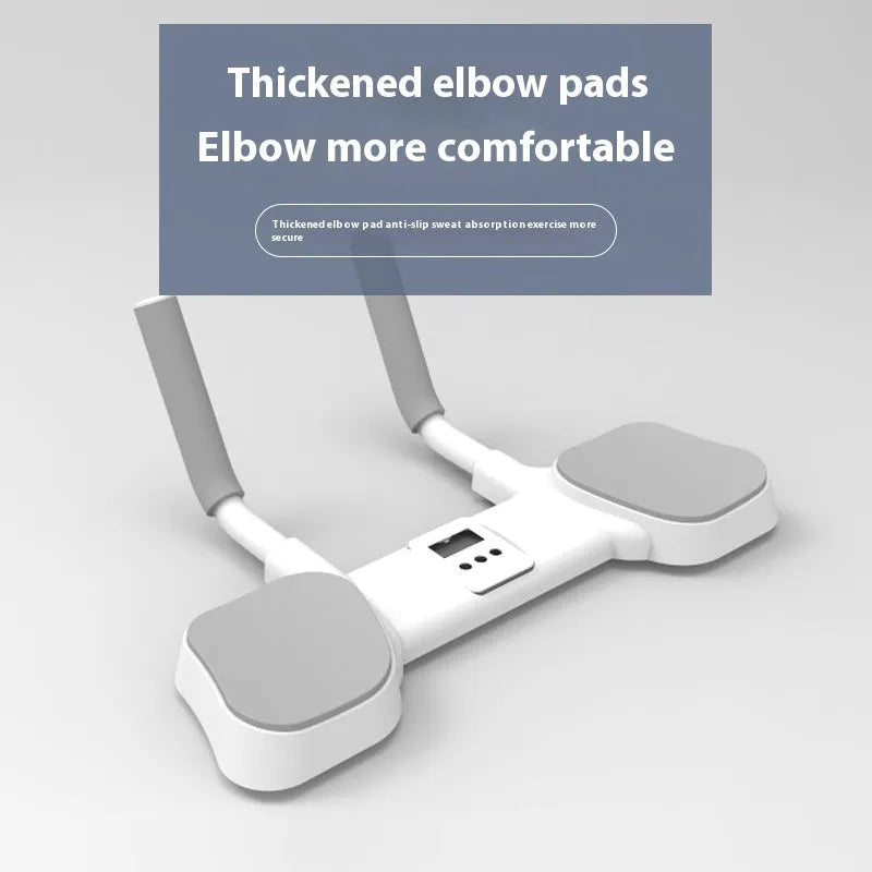 White multi-functional flat support trainer with alloy aluminium tube frame and ABS plastic components for rehabilitation.