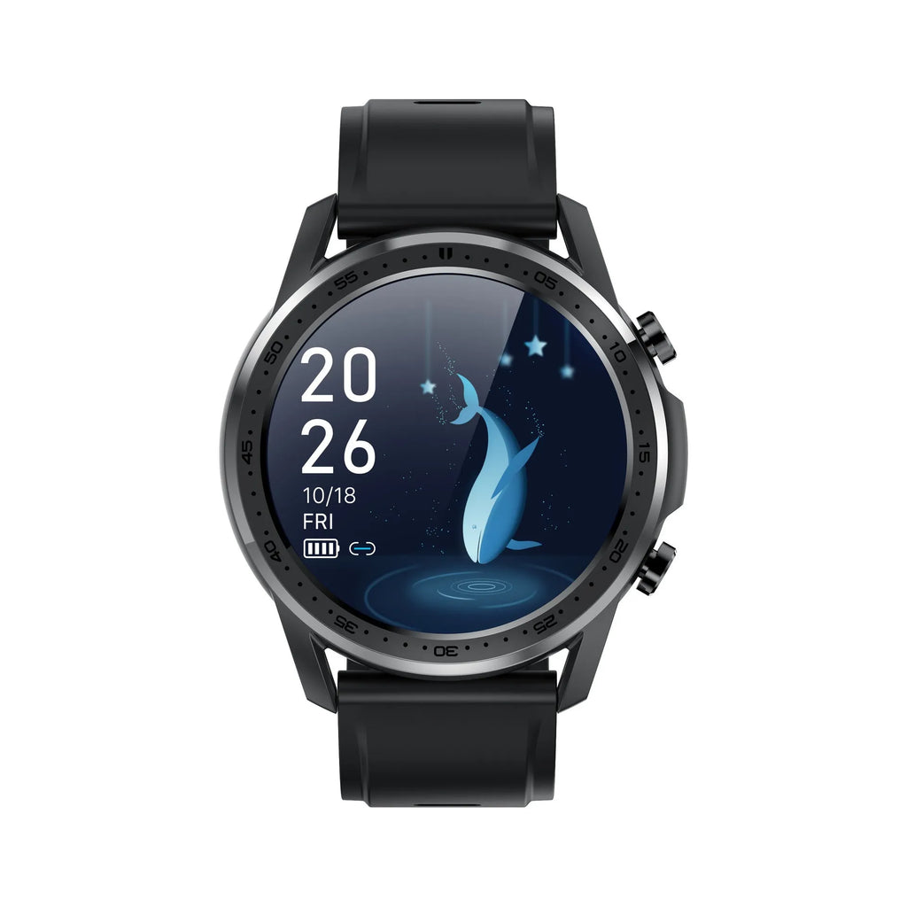 Youth2 smart bracelet with 1.3-inch screen on a wrist, showing zinc alloy case in black or grey.