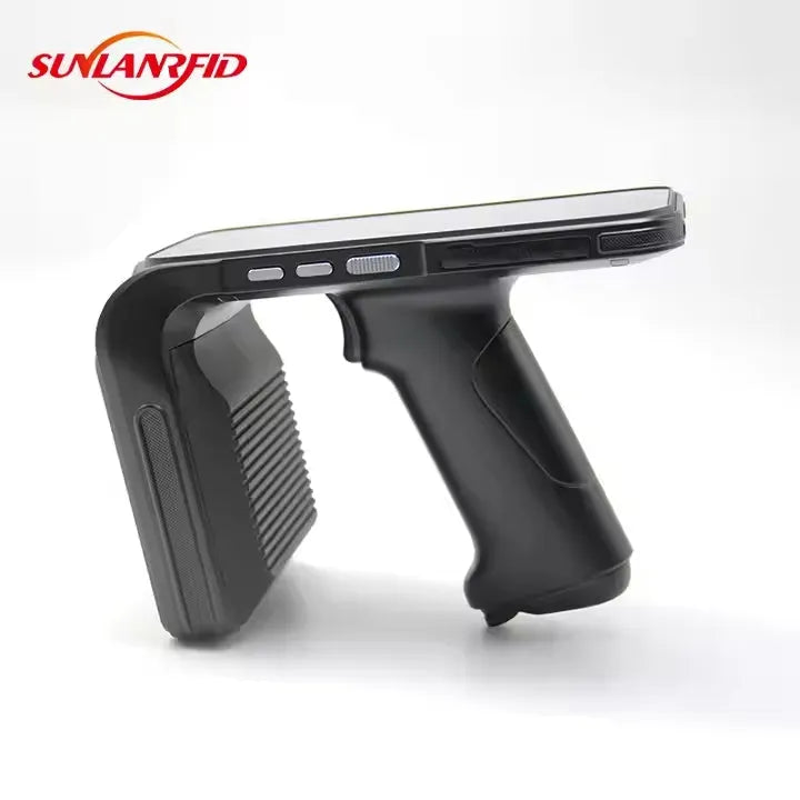 SLP-05 portable Android handheld UHF RFID scanner with removable battery for wireless identification