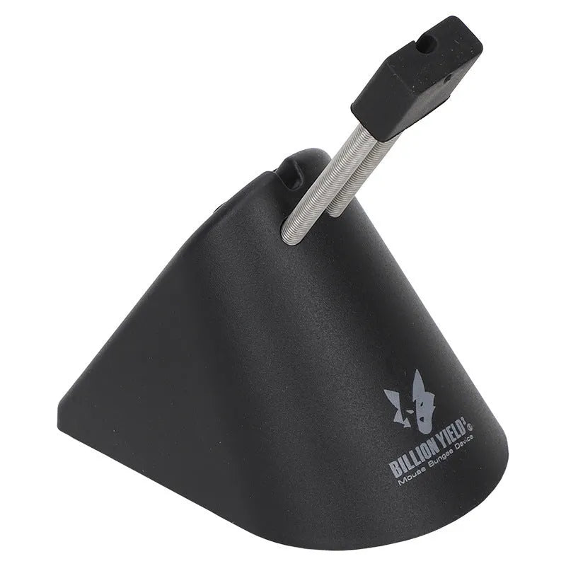 ABS plastic game mouse cable holder for wired mice in black or white colour