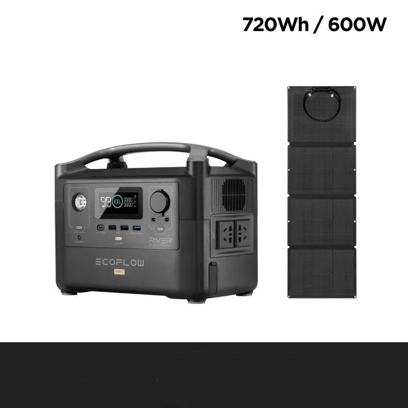 Rui Pro portable power station with display screen and multiple output ports