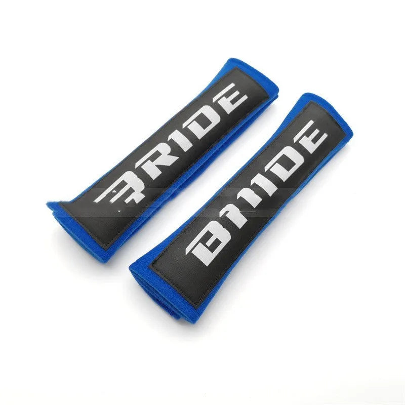Car shoulder sleeve protection mat set in black, blue, or red colours showing sponge cloth embroidery weaving construction