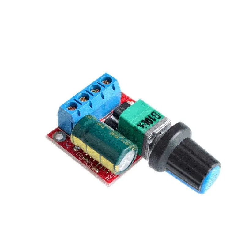PWM DC motor speed governor with potentiometer knob for 5V-35V motors