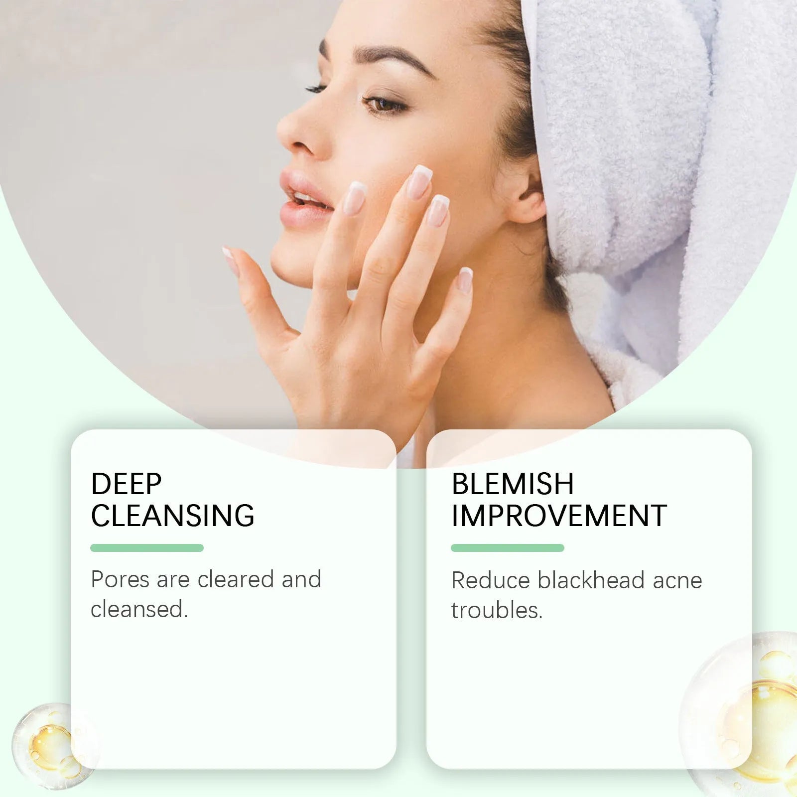 55g tube of pore cleaning bentonite clay mud mask for acne and blackheads