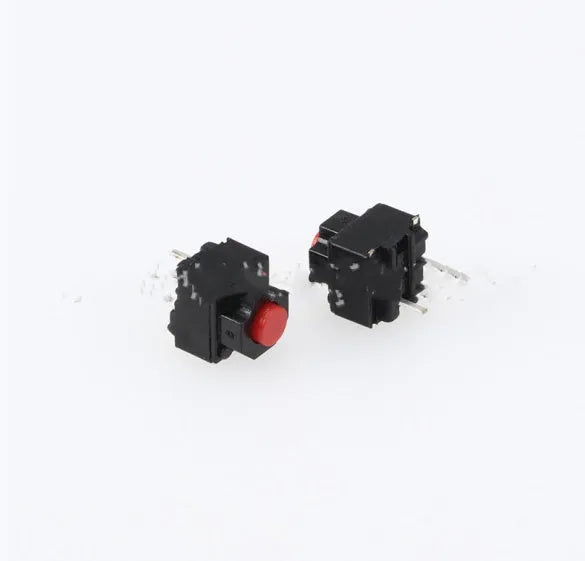 Waterproof aluminium tact switch for PCB mounting with 1A current rating
