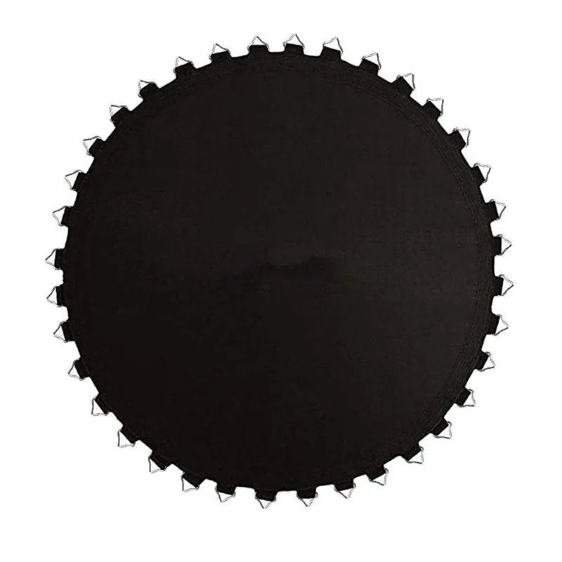 Large round elastic bungee cloth for trampoline safety pad replacement, shown with buckle buttons.