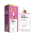 Men's aftershave oil bottle with pump dispenser, 100ml capacity for post-shave skin care