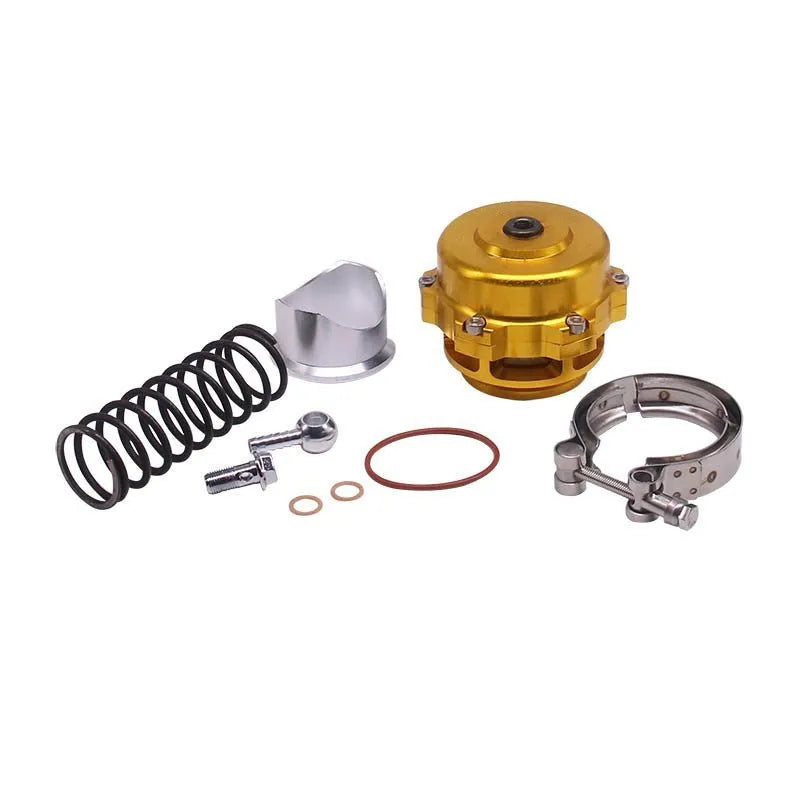 Aluminium alloy turbo blowdown valve with 50mm fitting in choice of six colours