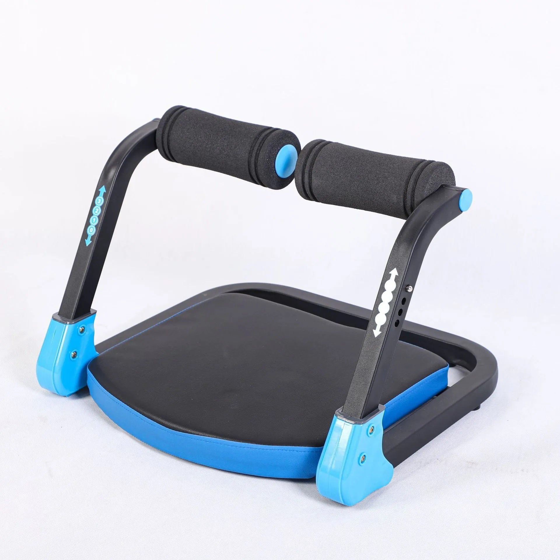 Sky blue and red mini abdominal exercise device for core training