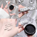 Double-headed lower eyelash seal eyeliner pen and lotion in black and brown