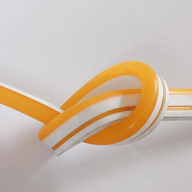 100-metre reel of flexible 12V silicone neon LED strip lighting in multiple colour options.