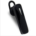 M163 black or white car Bluetooth headset with call and music controls.