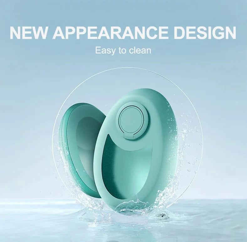 CJEER upgraded crystal hair removal eraser device in green, purple, or black with metal finger ring.