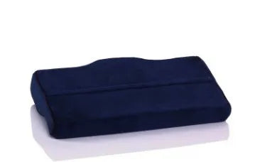 Blue or milky white butterfly-shaped memory foam cervical pillow for neck support