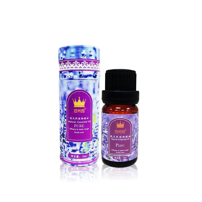 Lavender essential oil 10ml bottle for aromatherapy and skin care