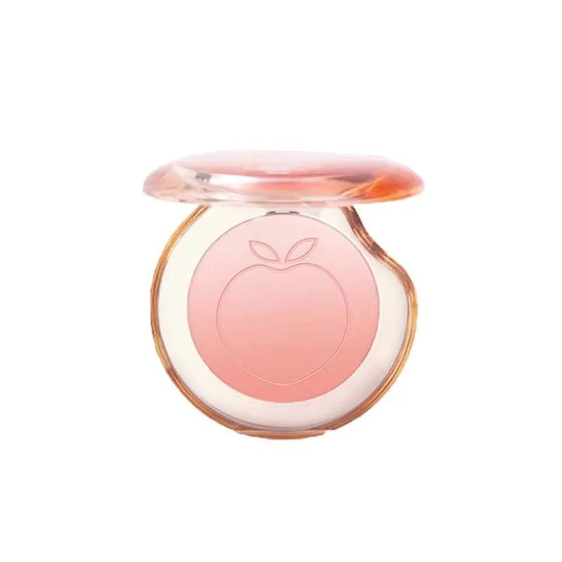 Matte finish powder blusher compact showing gradient colour design