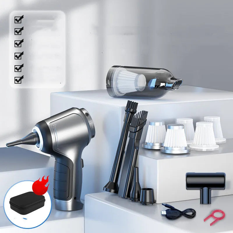 Handheld cordless vacuum cleaner with brushless motor for car and home cleaning