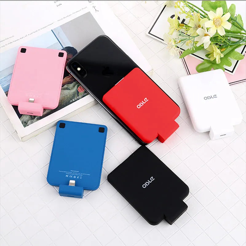 MP282P 4500mAh back clip battery in black, white, blue, pink, or red colours