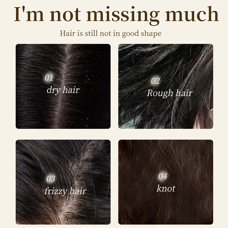 A 210g disposable bottle of wash-free 10-in-1 hair conditioner for ladies.