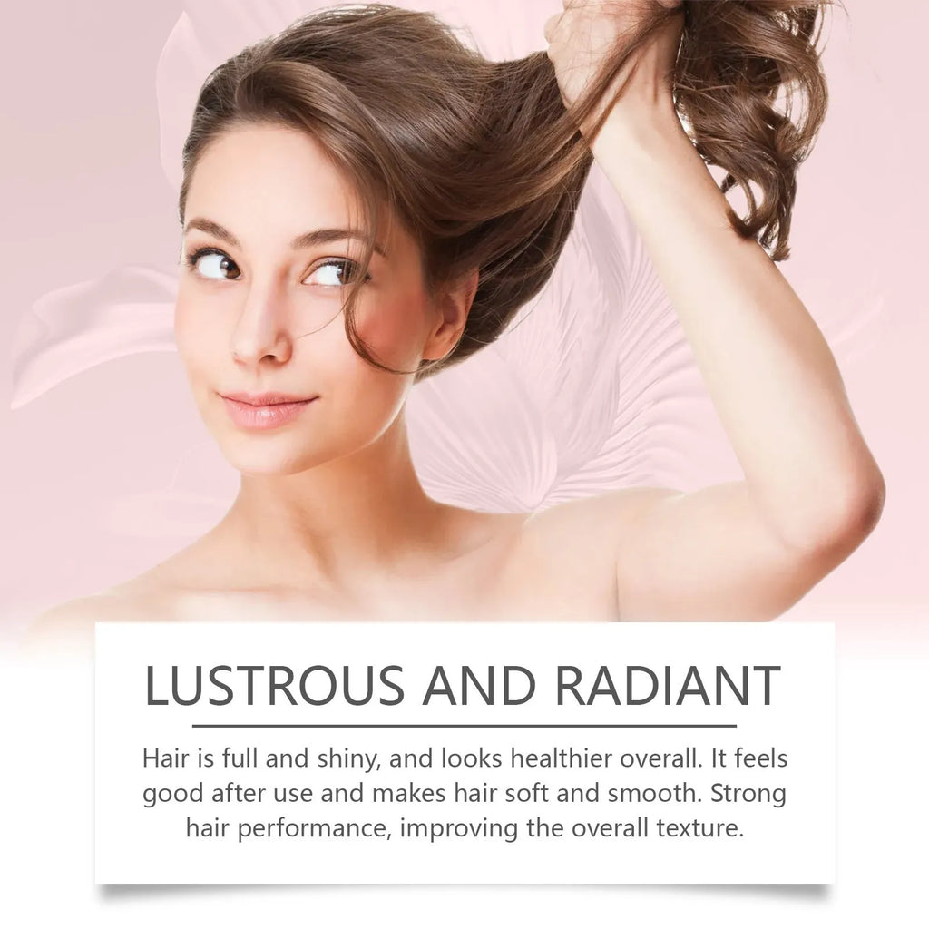 100g hair mask container with hydrolysed keratin and collagen formula for conditioning.