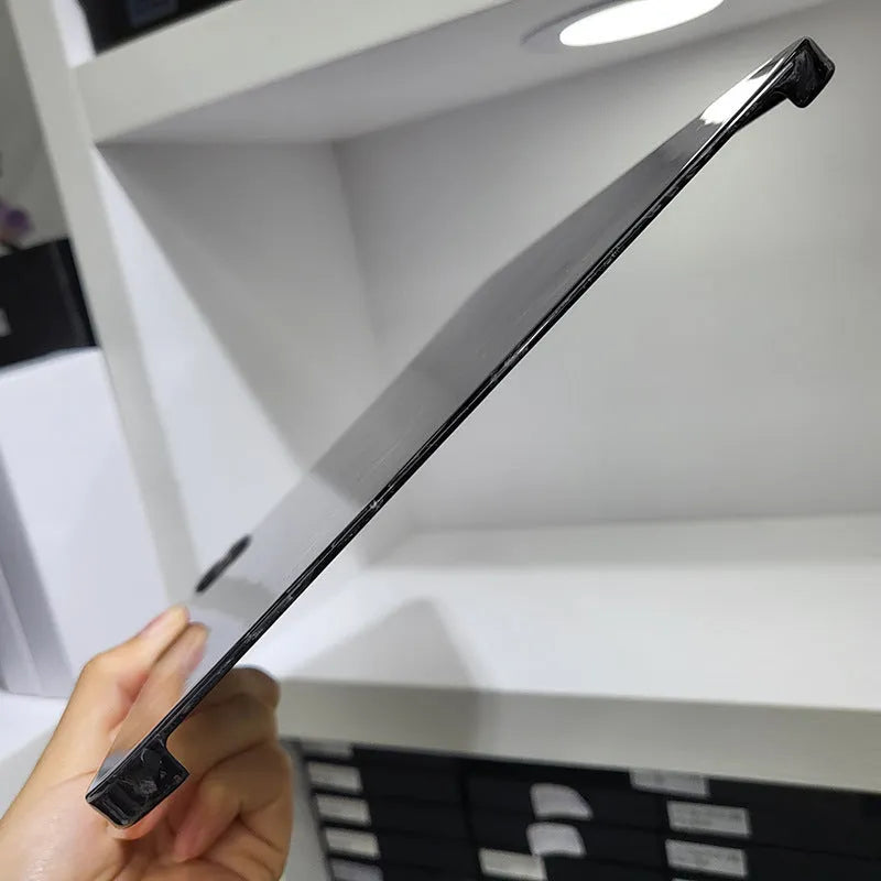 Carbon fibre hard protective case for iPad Pro 11 showing forged surface texture